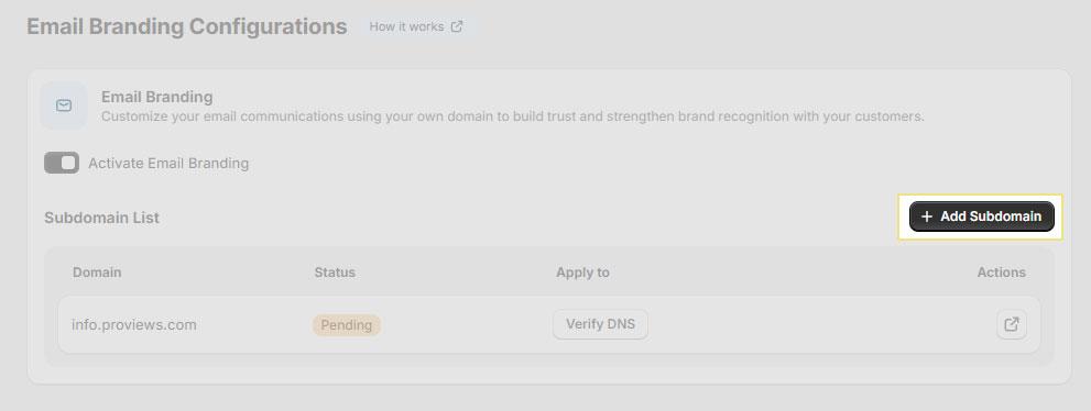 add subdomain