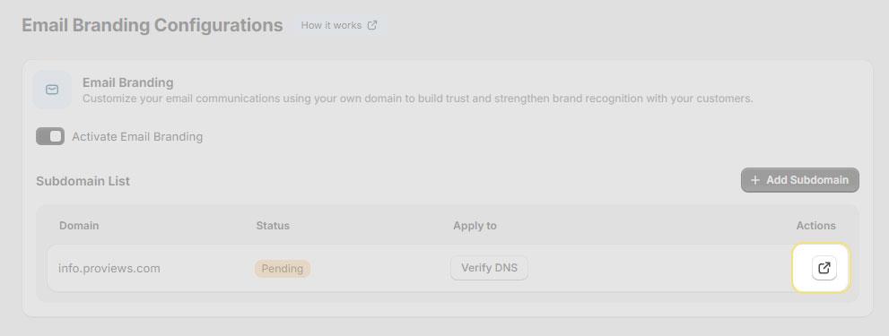Check the DNS status