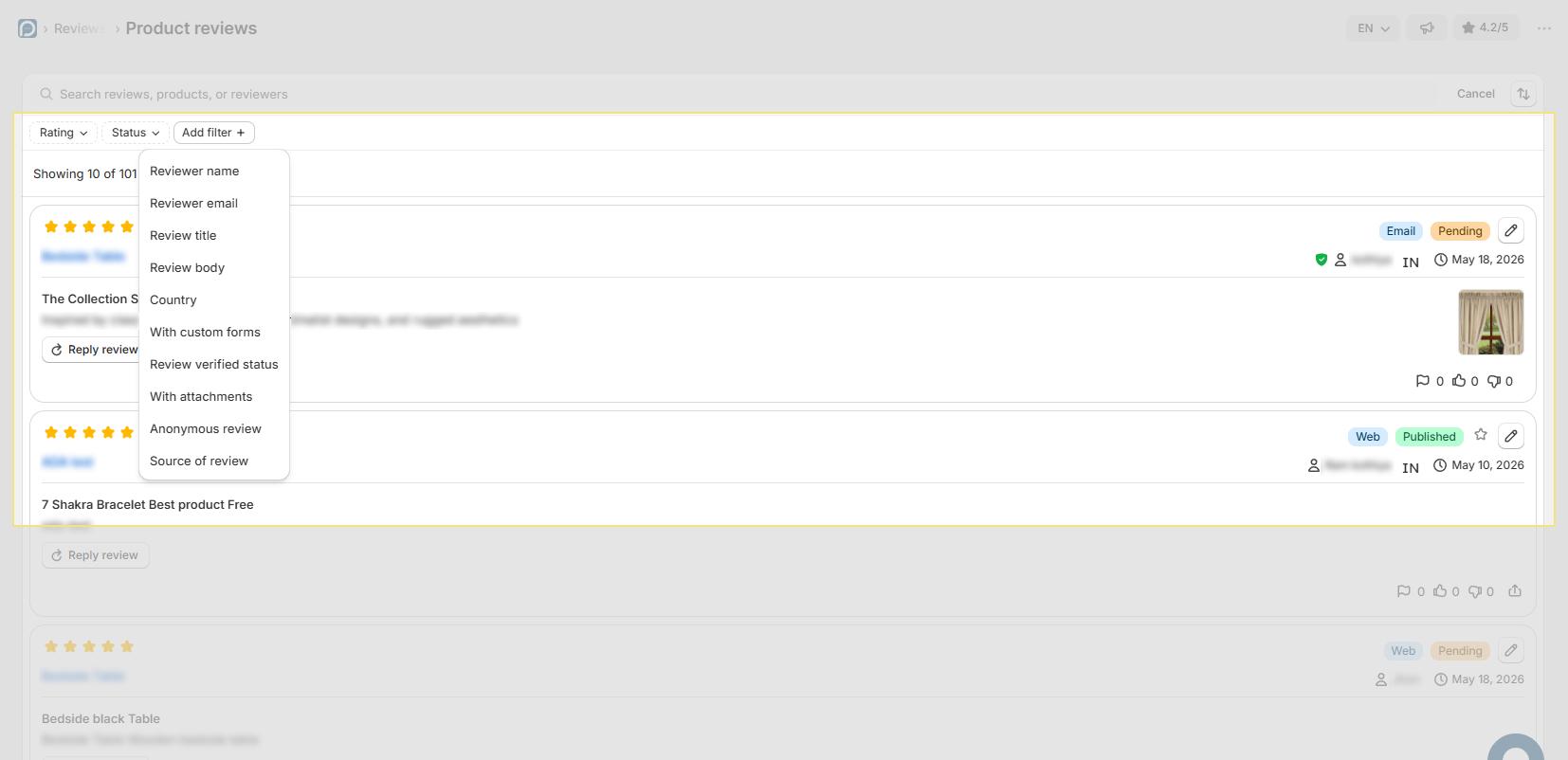 Smart Search Filter
