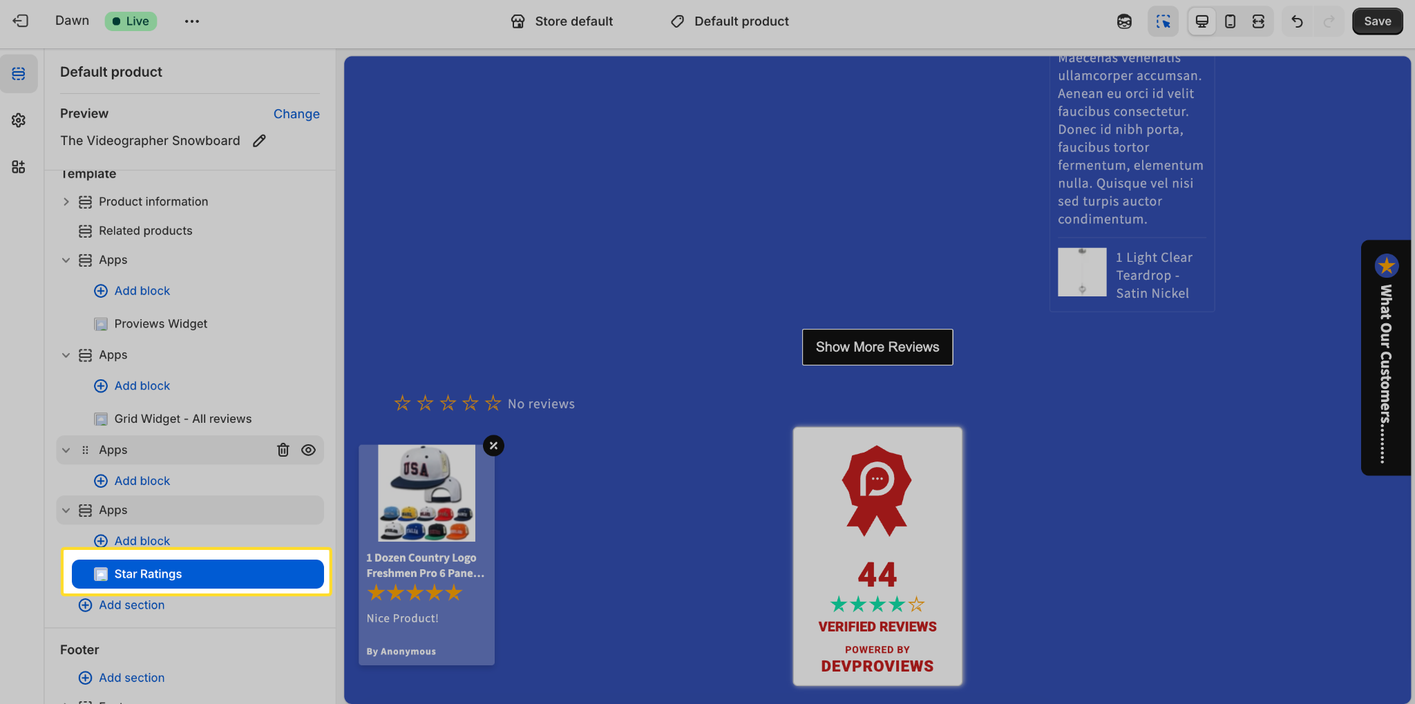 Install Star Ratings Automatically