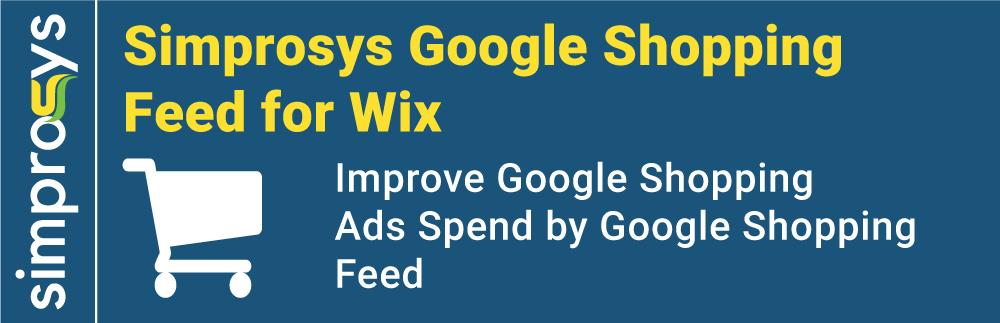simprosys google shopping feed for wix